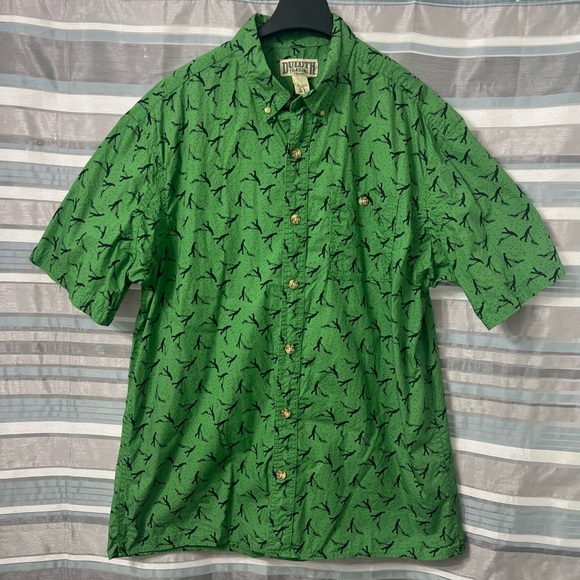 Duluth Trading Co Other - Duluth Trading Co. Men’s Short Sleeve Button Up Lawn Mower Shirt